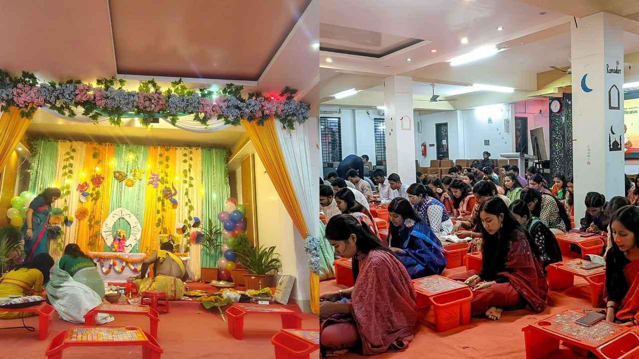 রবীন্দ্র বিশ্ববিদ্যালয়ে শ্রীকৃষ্ণের শুভ আবির্ভাব তিথি উপলক্ষে জন্মাষ্টমী উদযাপন