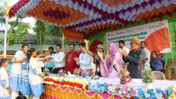 ওয়ার্ল্ড ভিশন বাংলাদেশ ঠাকুরগাঁও রিয়্যাক্টস ইন প্রকল্পের আয়োজনে প্রীতি ফুটবল ম্যাচ