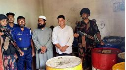 সুনামগঞ্জে জ্বালানি সিন্ডিকেটে আঘাত, জামালগঞ্জে ২ হাজার লিটার ডিজেল জব্দ।