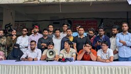 একটি বিশেষ গোষ্ঠীকে সুবিধা দিতে তাড়াহুড়ো করেছে প্রশাসন : জবি ছাত্রদল