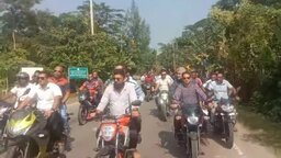 বাকেরগঞ্জে লকডাউনের নামে আ. লীগের নাশকতা ঠেকাতে বিএনপির মহড়া