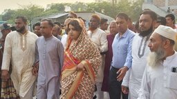 ফরিদপুরের সালথা উপজেলা সফর করলেন পররাষ্ট্র প্রতিমন্ত্রী শামা ওবায়েদ