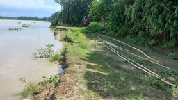 মধুমতির ভাঙ্গনে বিলীন হতে চলেছে মানিকহার বাজার সহ মধুপুর গ্রাম
