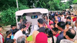শিবচরে নির্জন ঘর থেকে বৃদ্ধার গলা কাটা লাশ উদ্ধার