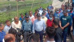 ১০ দিনের মধ্যে গোপালগঞ্জ শহরের খাল পরিষ্কারের ঘোষণা জেলা প্রশাসকের