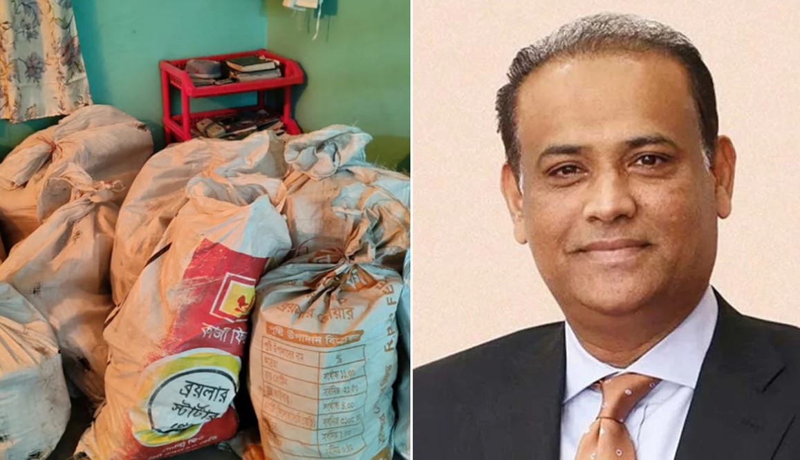 সাবেক ভূমিমন্ত্রীর গাড়িচালকের বাড়ি থেকে ২৩ বস্তা নথি জব্দ