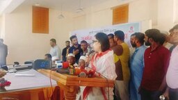 সরাইলে রুমিন ফারহানাকে প্রধান অতিথি করায় সভায় নেই বিএনপি
