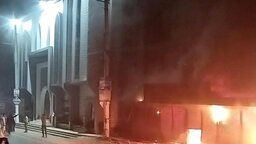 বেগমগঞ্জে শর্ট সার্কিটের আগুনে পুড়লো ৯ দোকান