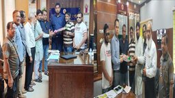 শার্শা উপজেলা প্রশাসন ও পুলিশের সাথে নাভারণ প্রেসক্লাবের নতুন কমিটির মতবিনিময়