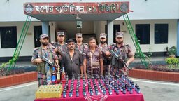 যশোরে ফেন্সিডিল ও মদসহ ভারতীয় নাগরিক আটক