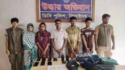 ঝিনাইদহে পুলিশের ছদ্মবেশে চাঁদাবাজি ও মাদক ব্যবসা, নারীসহ ৫ জন গ্রেফতার