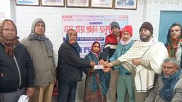 শার্শায় কুদ্দুস আলী বিশ্বাসের নিজ অর্থায়নে ছয়জন মটর শ্রমিকের মরণোত্তর ভাতা প্রদান