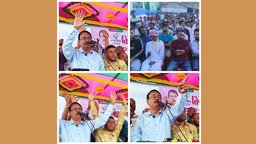 ছাতকে ধানের শীষের প্রার্থী কলিম উদ্দিন মিলনের গণসংযোগ