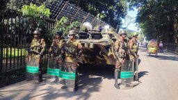 আজও ট্রাইব্যুনাল এলাকায় সেনা-বিজিবির কঠোর নিরাপত্তা