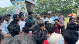 চট্টগ্রাম সিটি কলেজে হামলার প্রতিবাদে ফরিদপুরে ছাত্রদলের বিক্ষোভ মিছিল