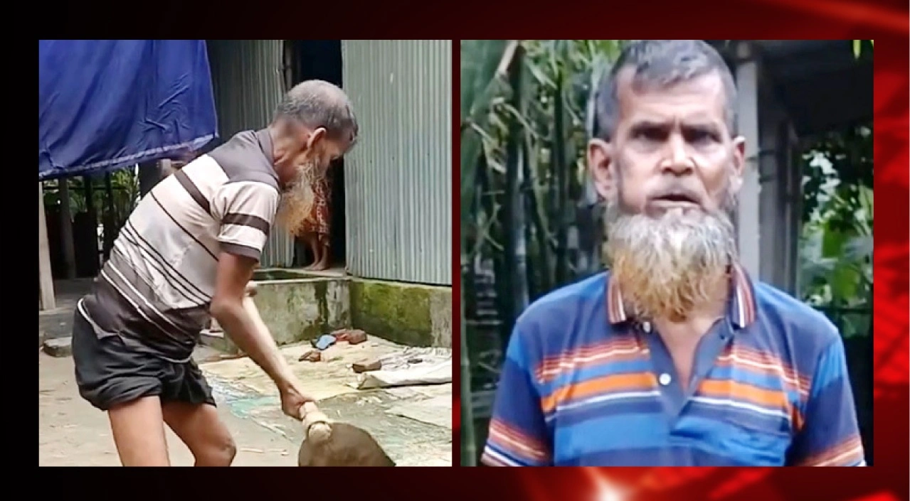 স্ত্রীকে জীবন্ত কবর দেওয়ার চেষ্টা, ভিডিও ভাইরাল