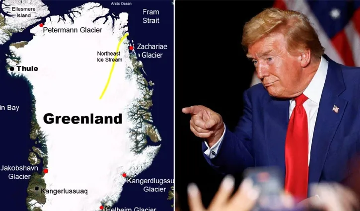 গ্রিনল্যান্ড দখলে সামরিক শক্তি ব্যবহারের হুঁশিয়ারি হোয়াইট হাউজের