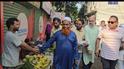 গোপালগঞ্জে বিএনপি নেতা এম এইচ খান মঞ্জু'র জনসংযোগ