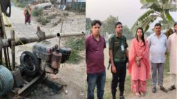 ফরিদপুরে পদ্মা নদীর বালু লুট:৫০০ মিটার পাইপ ধ্বংস করেছে উপজেলা প্রশাসন এবং আটক করেছে দুই বালু দস্যুকে