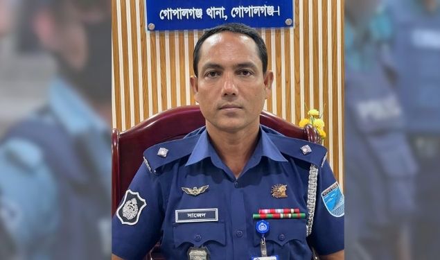 গোপালগঞ্জে অপরাধ দমনে জিরো টলারেন্স: ওসি সাজেদুর রহমানের দৃঢ় নেতৃত্বে বদলে যাচ্ছে চিত্র