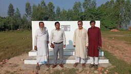 সরাইলে মুক্তিযোদ্ধাদের স্মরণে বধ্যভূমিতে নির্মিত স্মৃতিস্তম্ভের উদ্বোধন