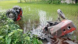 চরভদ্রাসনে ট্রাকটরের নিচে চাপা পড়ে তরুণের মৃত্যু