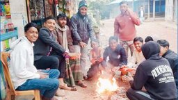 শীতের তীব্রতায় ফেনীতে জনজীবন বিপর্যস্ত