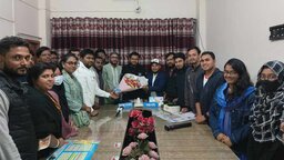 বাকৃবি সাংবাদিক সমিতির সাথে নবগঠিত ছাত্রদলের সৌজন্য সাক্ষাৎ