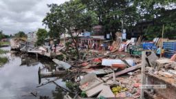 নোয়াখালীতে শতাধিক অবৈধ স্থাপনা উচ্ছেদ
