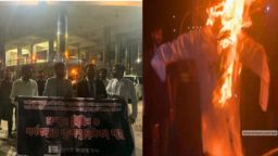 ‘‘ধর্ষকের পতন হবে” স্লোগানে মুখরিত ববি ক্যাম্পাস