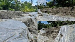 বরগুনায় দুই মাসে ধ্বসে পড়লো ১ কোটি ৪০ লাখ টাকা ব্যয়ে নির্মিত বেড়িবাঁধ