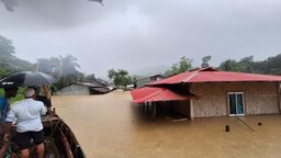 টানা বৃষ্টিতে বিলাইছড়ির ফারুয়ায় ফের বন্যা পরিস্থিতির অবনতি