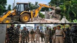 ভারতে মুসলিমদের ঘরবাড়ি গুঁড়িয়ে দিচ্ছে আসাম প্রশাসন, নিহত ১
