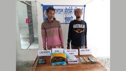 পাথরঘাটায় যৌথ অভিযানে ২ চিহ্নিত মাদক কারবারি আটক