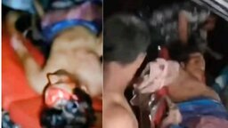 ডুবে যাওয়া বলগেট তুলতে শ্রমিকের হাত ছিঁড়ে পড়ল নদীতে