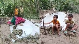 বাকেরগঞ্জে মুক্তার দাফন সম্পন্ন, থামছে না অবুঝ শিশুদের কান্না
