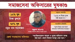 এতিমের টাকা তুলতে ১২% এবং নতুন নাম দিতে ৭৫% ঘুষ