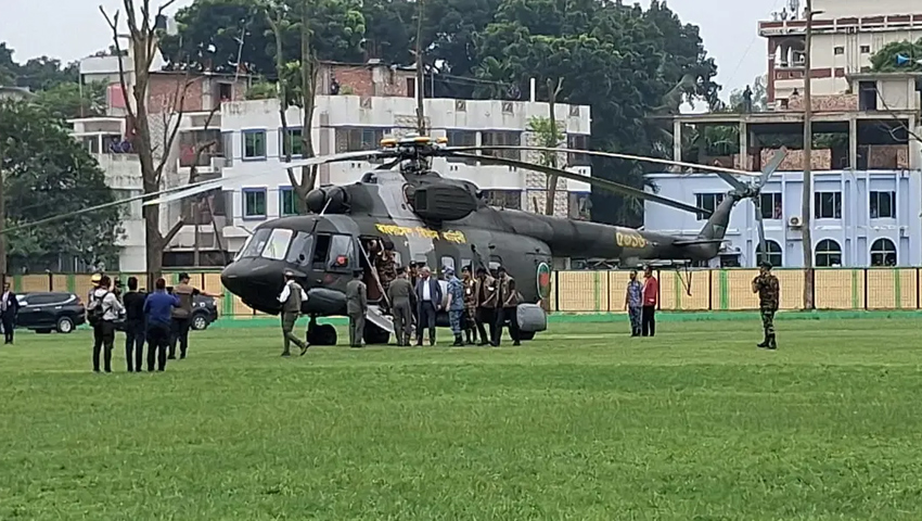 ঠাকুরগাঁওয়ে পৌঁছেছেন রাষ্ট্রপতি মির্জা ফখরুল