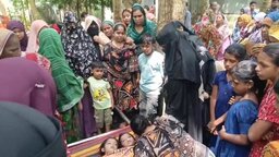 রাজৈরে পুকুরের পানিতে ডুবে জমজ দুই বোনের মৃত্যু