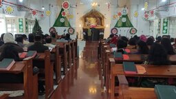 ফরিদপুরে উৎসবমুখর পরিবেশে উদযাপিত হচ্ছে বড়দিন