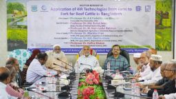বাকৃবিতে গরুর মাংস উৎপাদনে চতুর্থ শিল্পবিপ্লব প্রযুক্তি বিষয়ক কর্মশালা