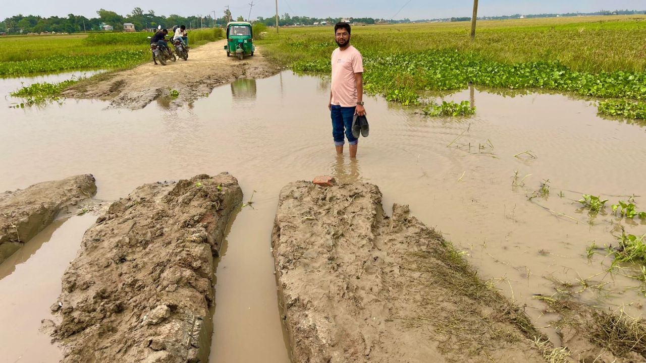 সরাইলে রাস্তার বেহাল দশা; দুর্ভোগ হাজারো মানুষ