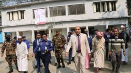 গোপালগঞ্জের কোটালীপাড়ায় গুরুত্বপূর্ণ ভোটকেন্দ্র পরিদর্শনে জেলা প্রশাসক, পুলিশ সুপার ও সেনা অধিনায়ক