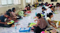 গোপালগঞ্জে বাংলা নববর্ষ উপলক্ষে চিত্রাঙ্কন প্রতিযোগিতা অনুষ্ঠিত