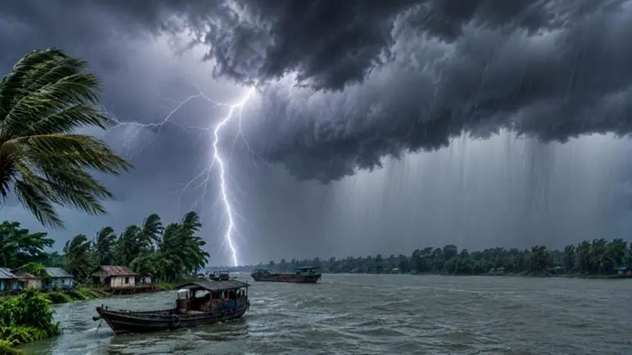 দেশজুড়ে ব্যাপক বজ্রবৃষ্টি ও ঝোড়ো হাওয়ার আভাস, নদীবন্দরেও সতর্কতা