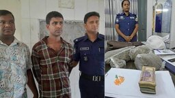 নলছিটিতে গাঁজা ও ইয়াবাসহ ১ যুবক আটক