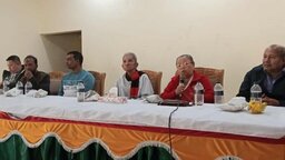 নতুন কমিটি গঠনের লক্ষ্যে বিলাইছড়ি বাজার ব্যবসায়ী কল্যাণ সমবায় সমিতির সভা