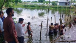 সরকারি খাল দখলমুক্তে কঠোর অবস্থানে কোটালীপাড়া প্রশাসন