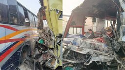 সিলেটে দুই বাসের মুখোমুখি সংঘর্ষে নিহত ২