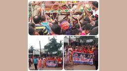 জামালগঞ্জে শ্রী শ্রী জগন্নাথ দেবের রথযাত্রা অনুষ্ঠিত